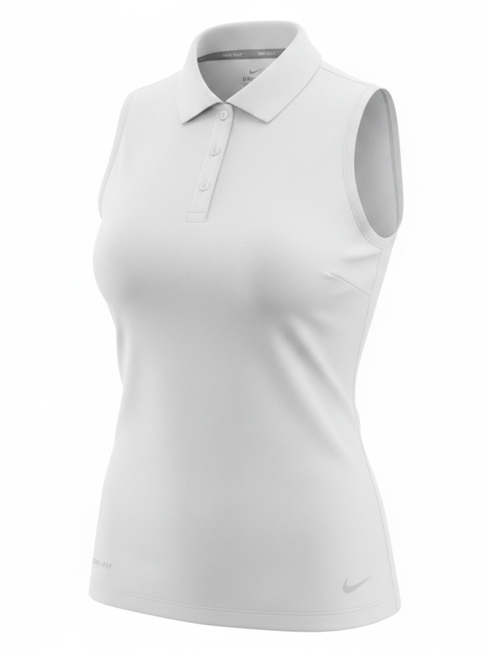 Nike White Women’s Dri-FIT Polo Tank